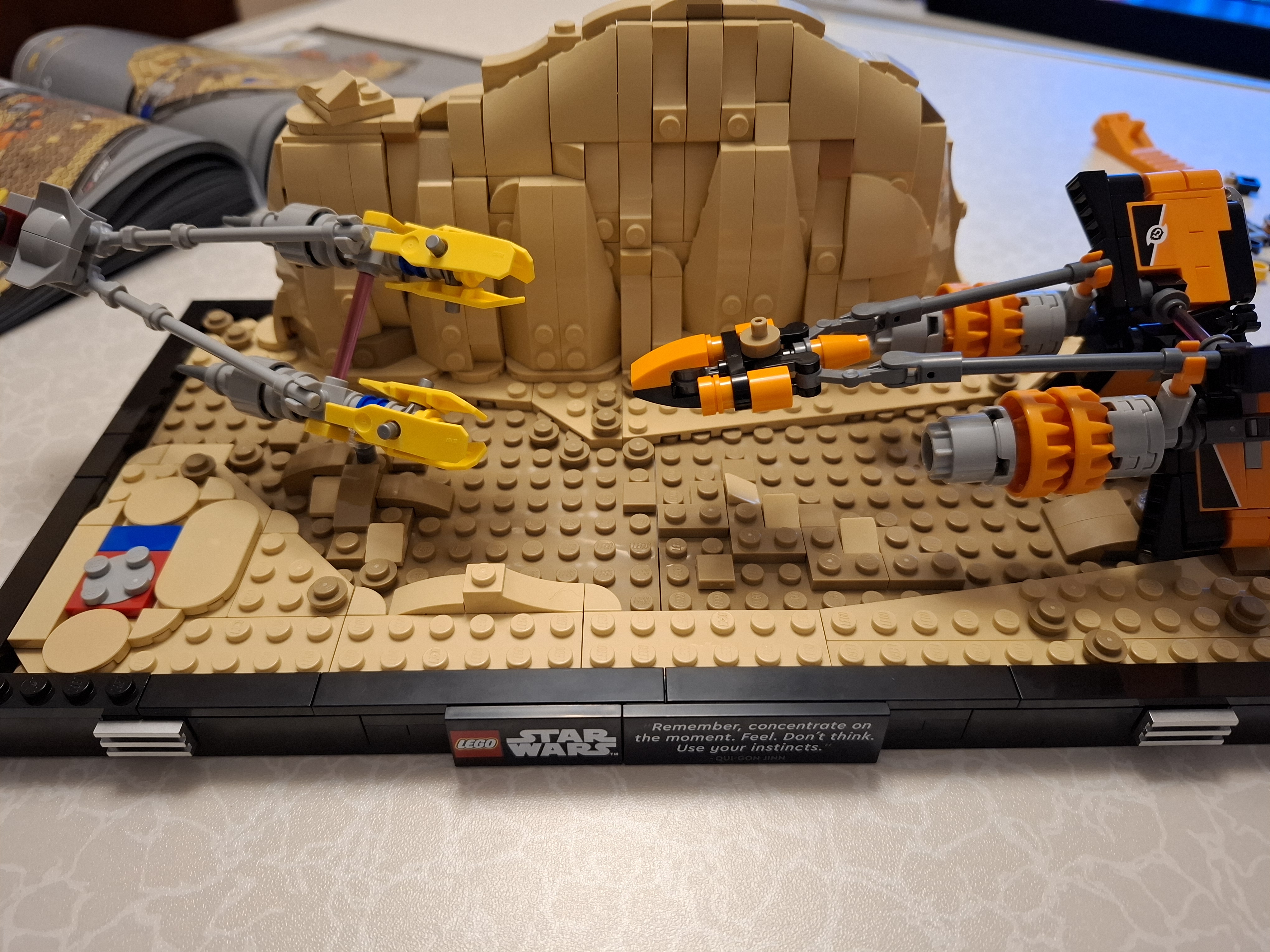 Lego Star Wars Mos Espa Podracing Diorama