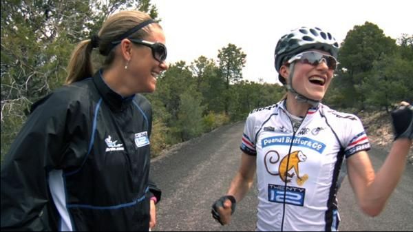 Mara recollects the stage with team Director, Kristin Armstrong