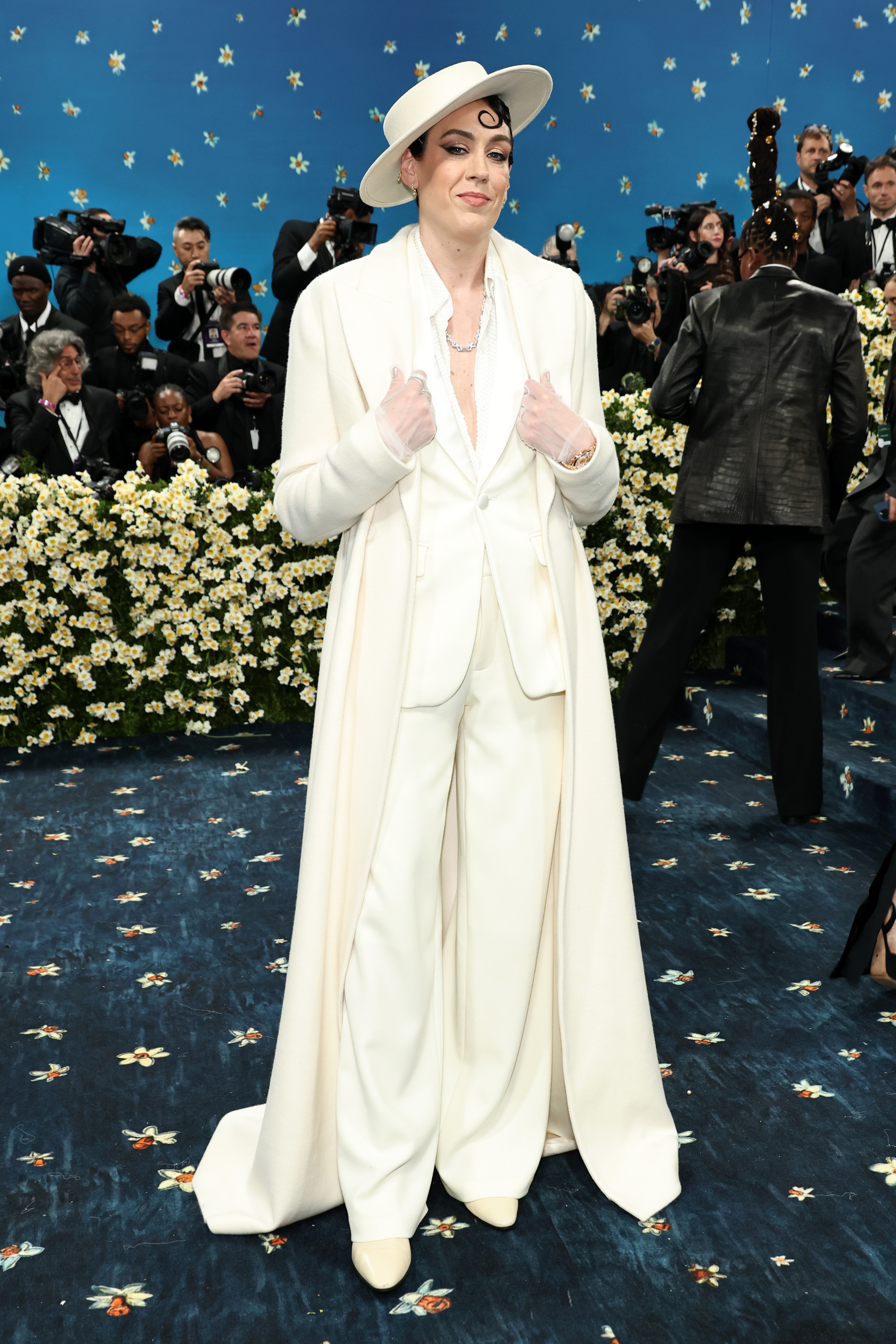 Breanna Stewart attends the 2025 Met Gala Celebrating "Superfine: Tailoring Black Style" at Metropolitan Museum of Art on May 05, 2025 in New York City. (Photo by Jamie McCarthy/Getty Images)