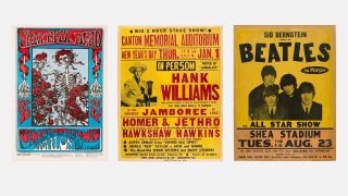 Three concert posters
