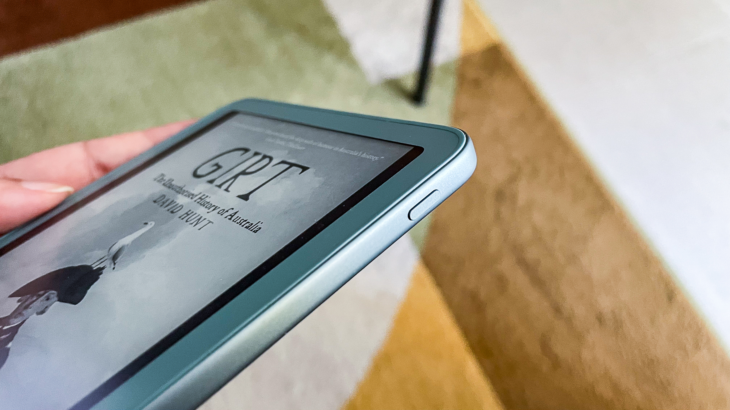 Power button on the Amazon Kindle 2026