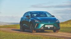 MG4 Urban on a hilltop country road