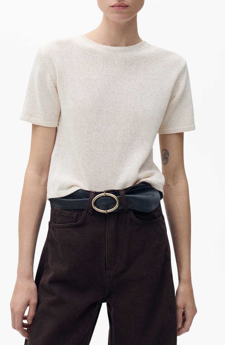 Madeano Short Sleeve Crewneck Sweater