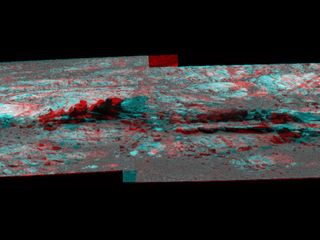 Opportunity Eyes Rock Fins on Cape York, Sol 3058 (Stereo)