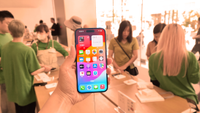 Customers are shopping for the iPhone 15 at the flagship store of Apple Smart Products on Nanjing Road Pedestrian Street in Shanghai, China, on May 24, 2024. (Photo by Costfoto/NurPhoto via Getty Images)