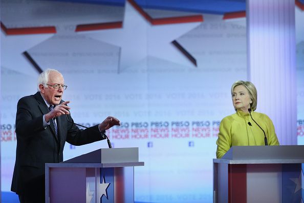 Bernie Sanders and Hillary Clinton.