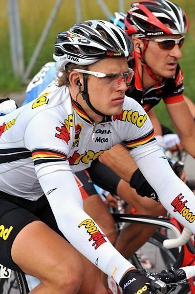 Gerald Ciolek (High Road) gunning for the sprints.