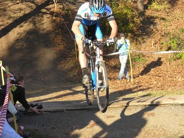 Adam Craig had his work cut out after an early-race accident.