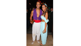 Marvin and Rochelle Humes as Princess Jasmine and Aladdin