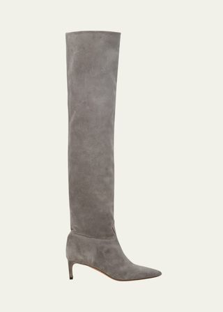 Ulla Johnson Carolina Suede Over-The-Knee Boots