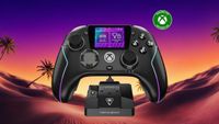 Game controller with built in screen