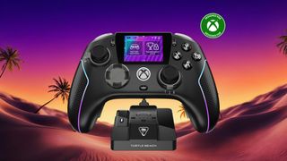 Game controller with built in screen