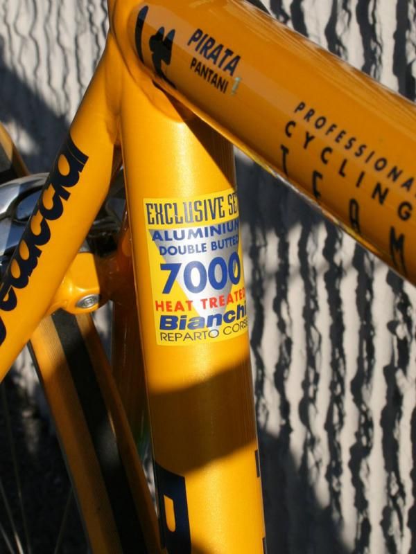 Marco Pantani's 1998 Mercatone Uno Bianchi Mega Pro XL Reparto