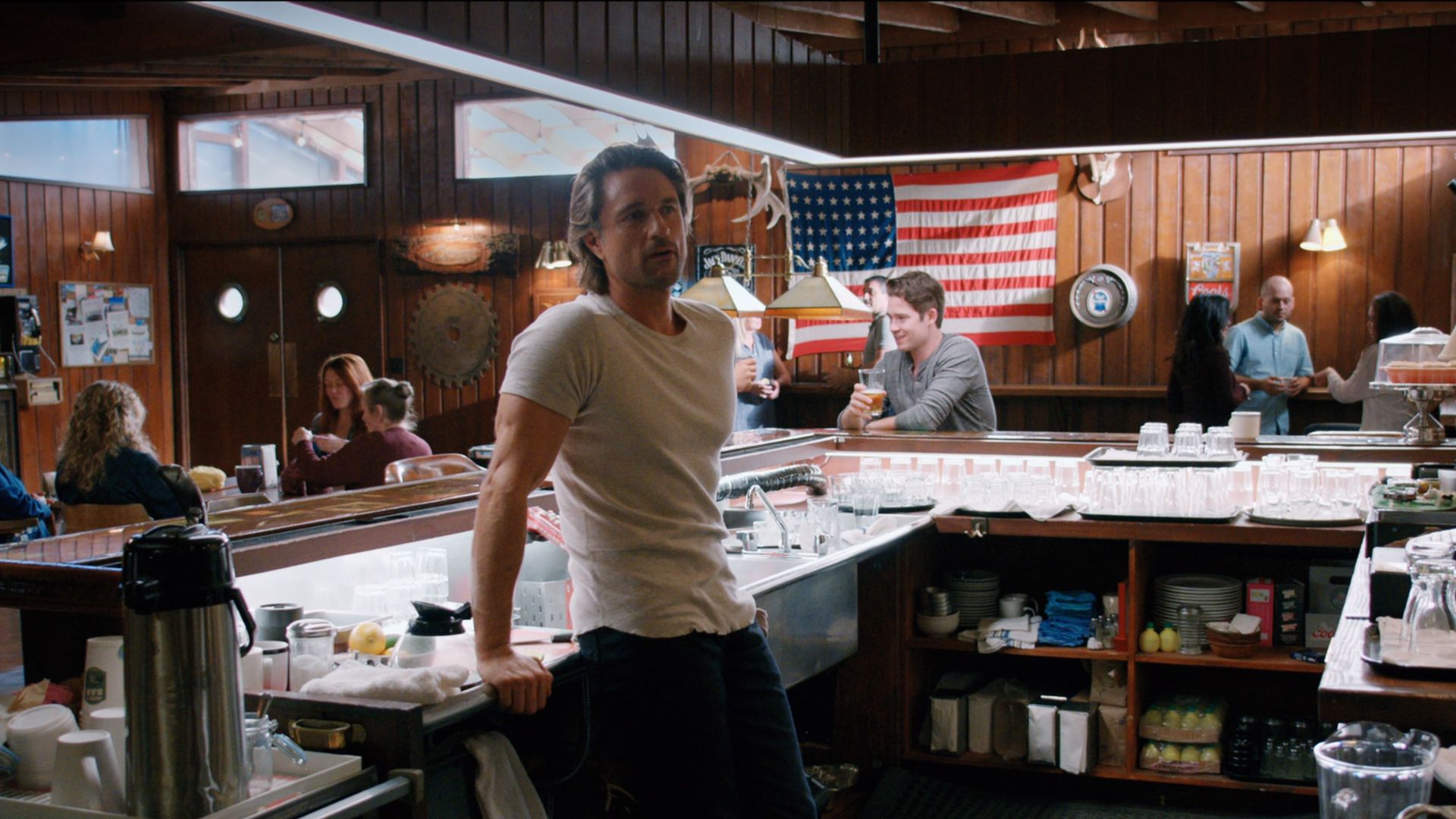 virgin river l to r martin henderson as jack sheridan in episode 304 of virgin river cr courtesy of netflix © 2021