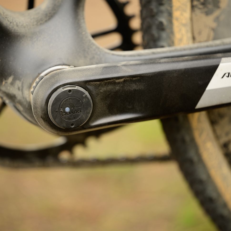 power meter on gravel bike