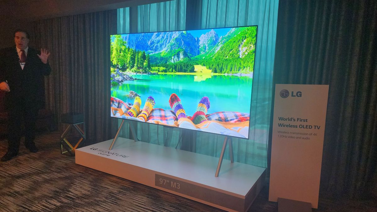 LG's 97-Inch OLED TV Requires No Wires to Function - IGN