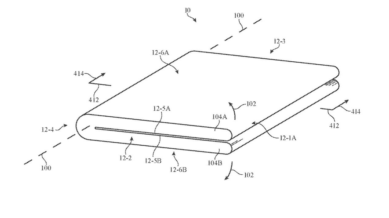 Apple patent for a foldable iPhone design