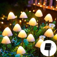 20 Solar Mushroom Garden Lights for Outside