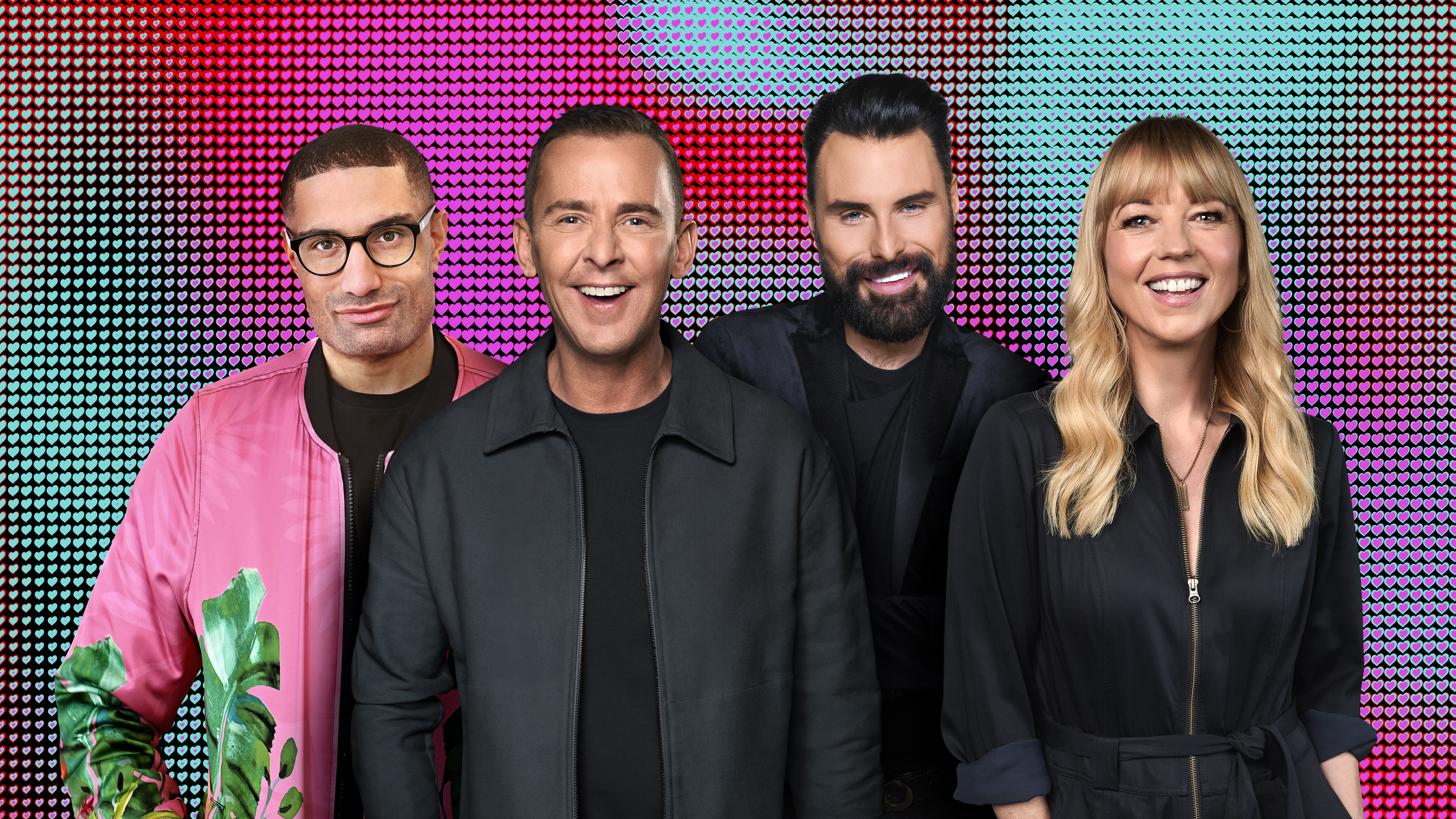 Richie Anderson, Scott Mills, Rylan, Sara Cox for Eurovision 2025