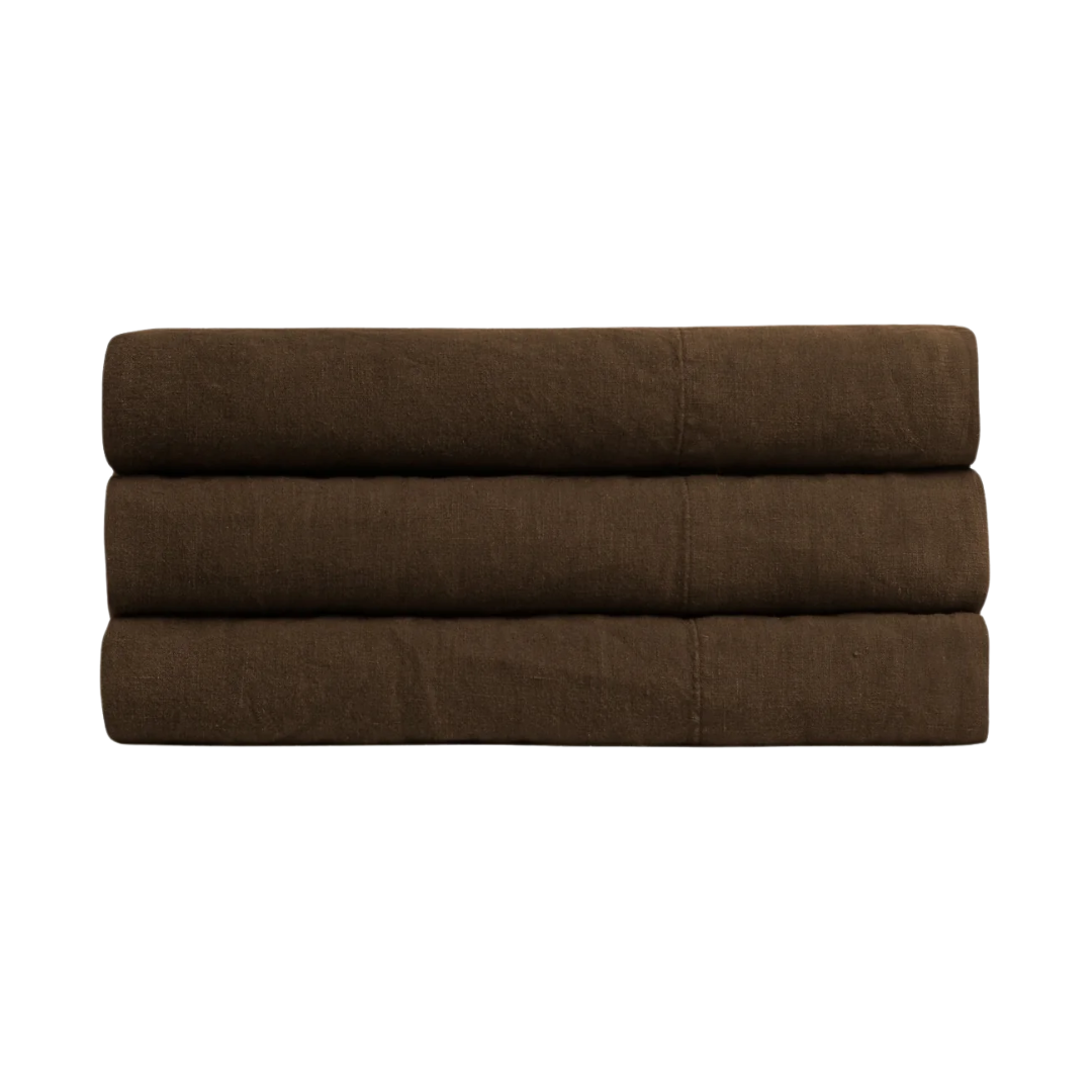 Linen Top Sheet - Dusk - Twin/twin Xl / Dusk