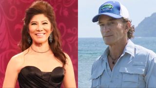 Julie Chen Moonves and Jeff Probst side by side
