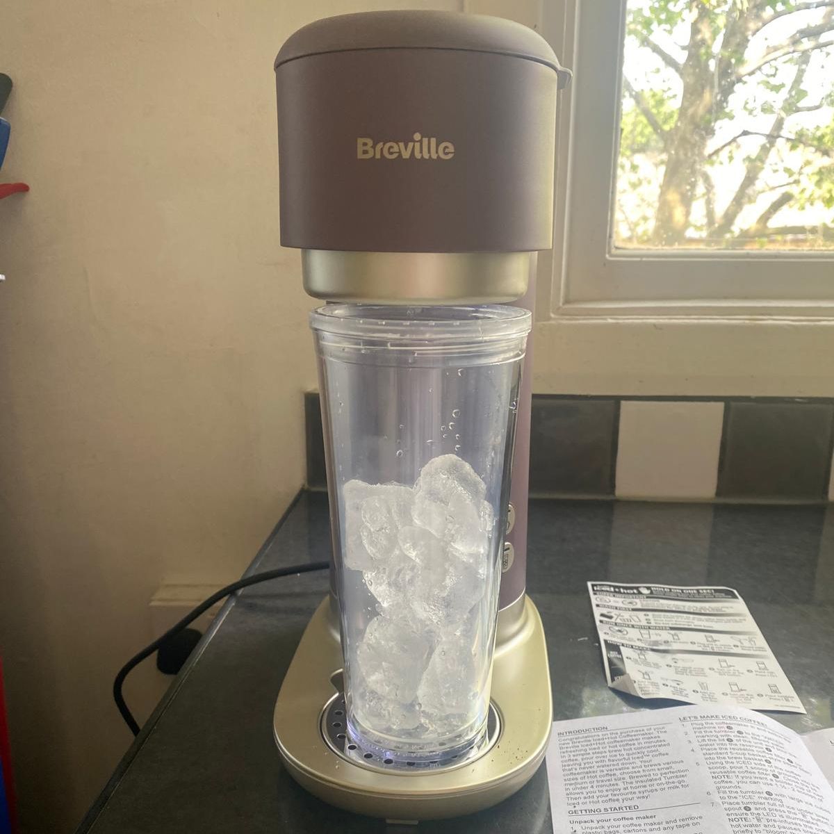Testing the Breville Iced+Hot machine