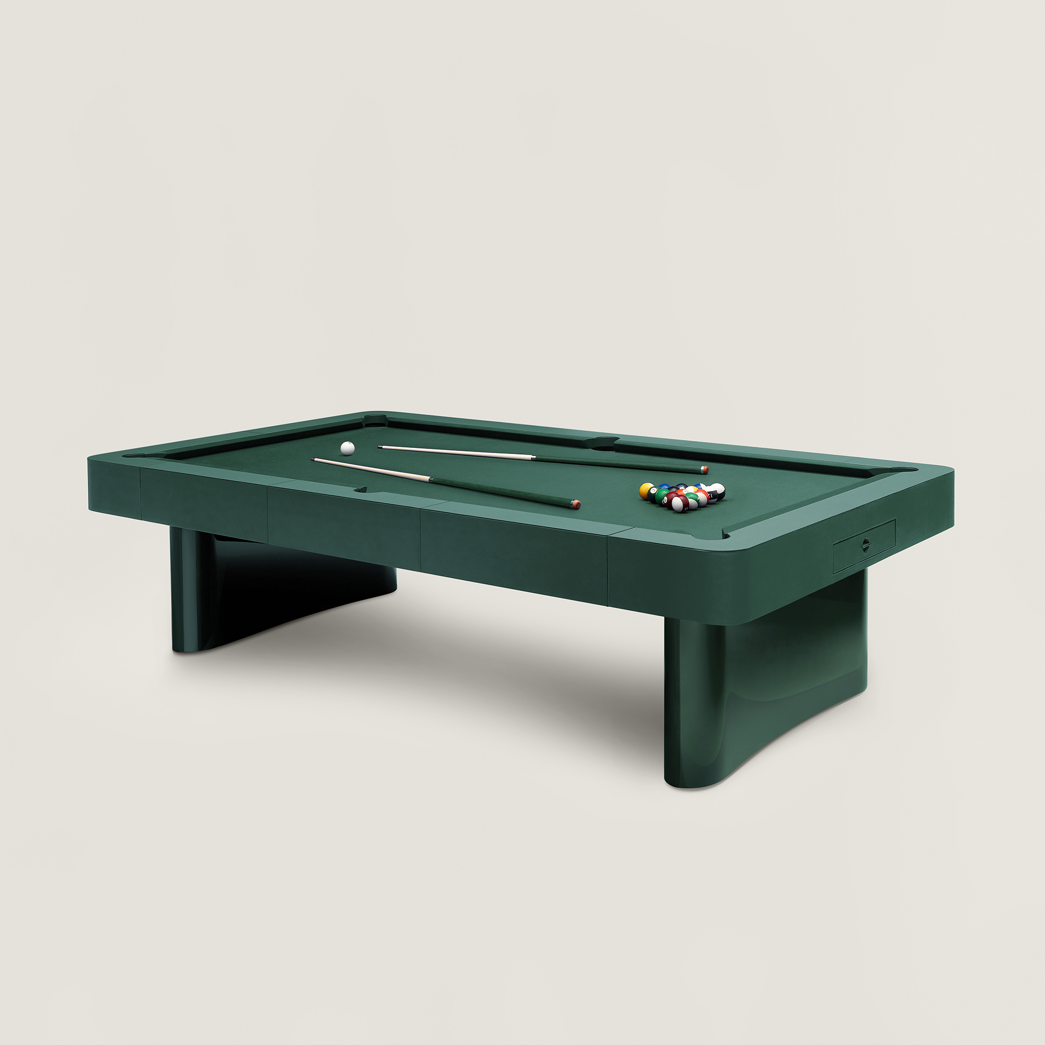 Herm&amp;egrave;s pool table in green