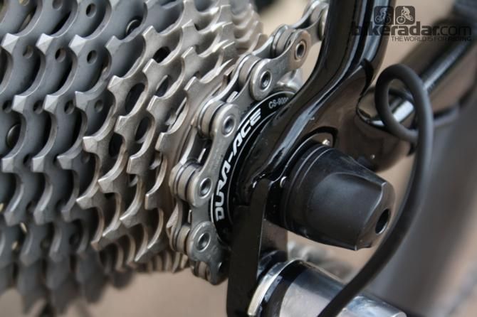 A pristine, brand new 11-25 Dura-Ace cassette with which to start the Tour