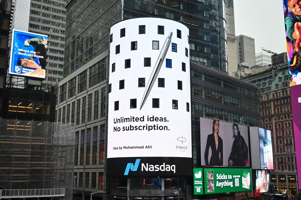 Parker Pen billboard