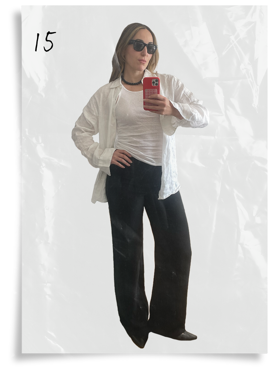 senior fashion editor Anna LaPlaca's anti-trend summer capsule wardrobe