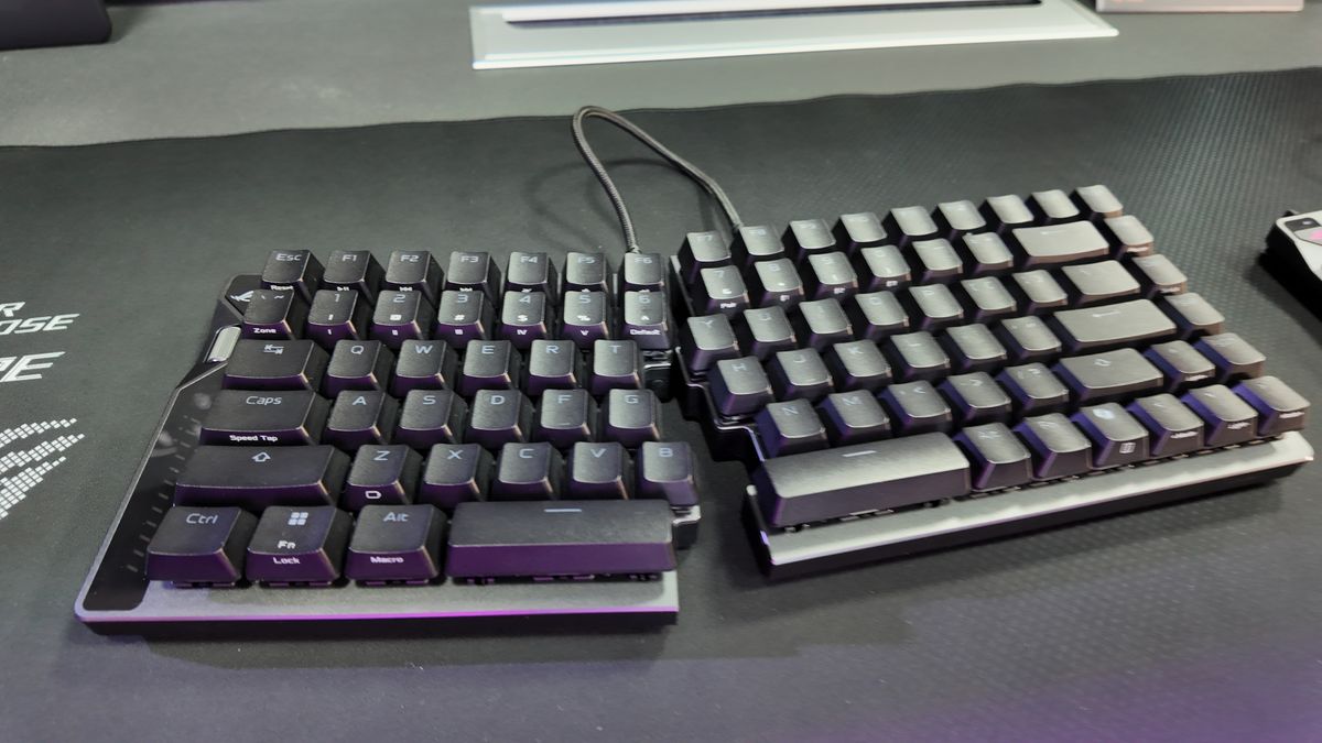 An ROG Falcata at Asus HQ during Computex 2025.