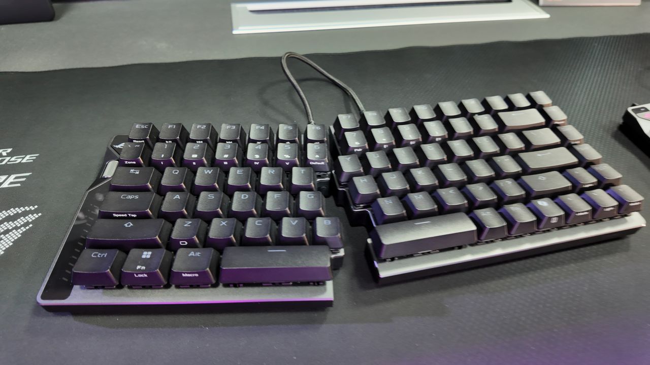 An ROG Falcata at Asus HQ during Computex 2025.
