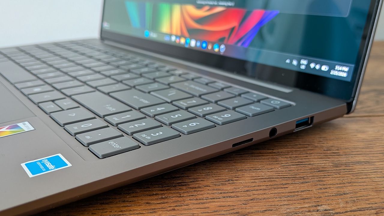 The Acer Swift 16 AI (2026) on a desk