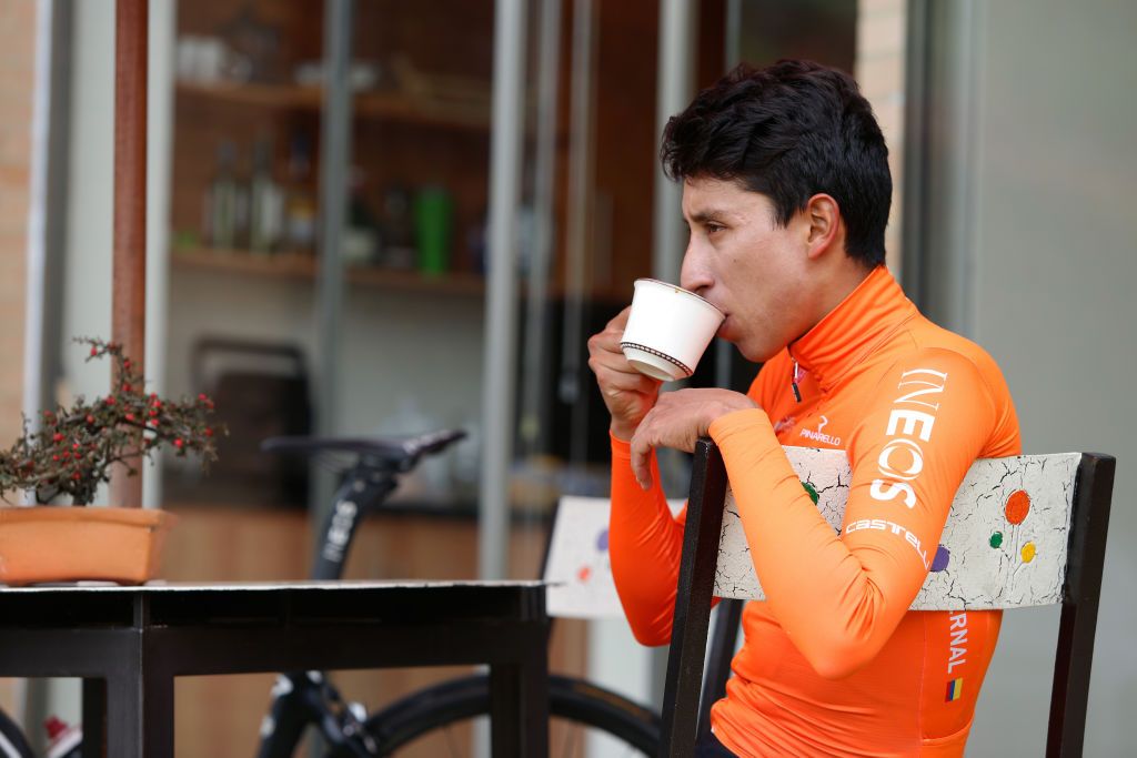 Egan Bernal training in Colombia