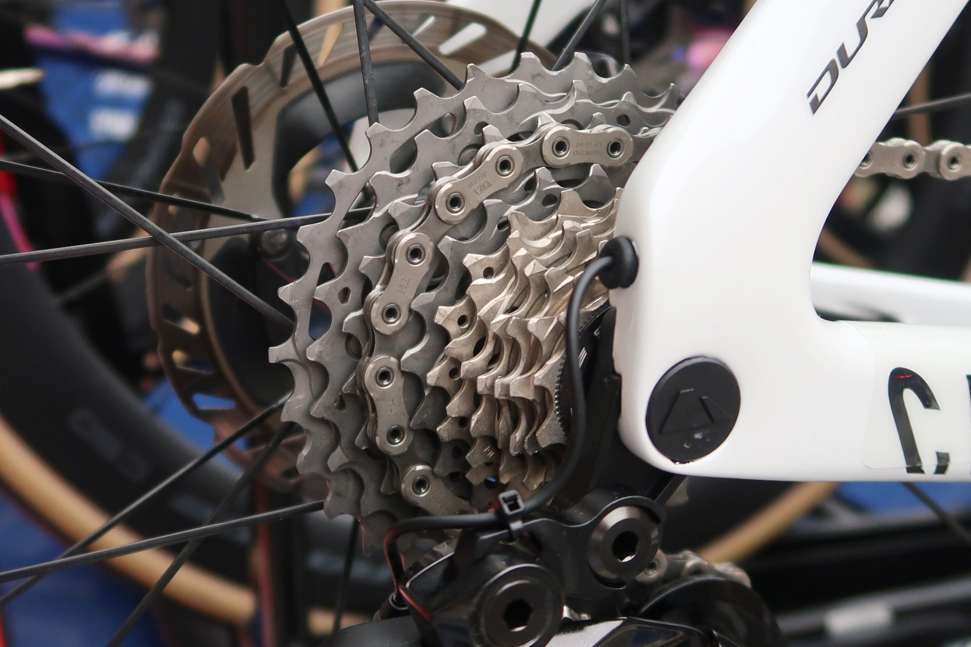 Mathieu van der Poel's rear cassette