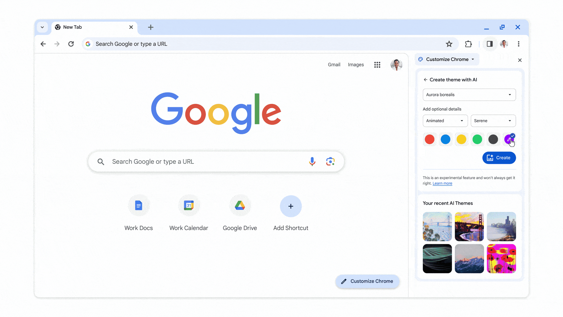 Google Chrome update M121