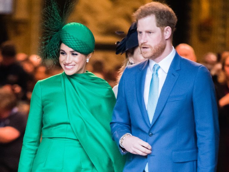 Prince Harry, Duhcess of Sussex and Meghan, Duchess of Sussex attend the Commonwealth Day Service 2020