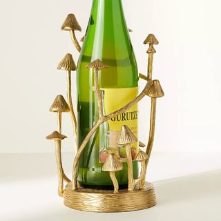 Anthropologie mushroom wine bottle holder