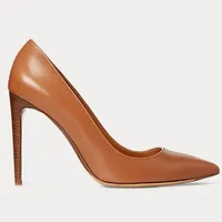 Celia Calfskin Pumps in Gold, $675 (£460) | Ralph Lauren