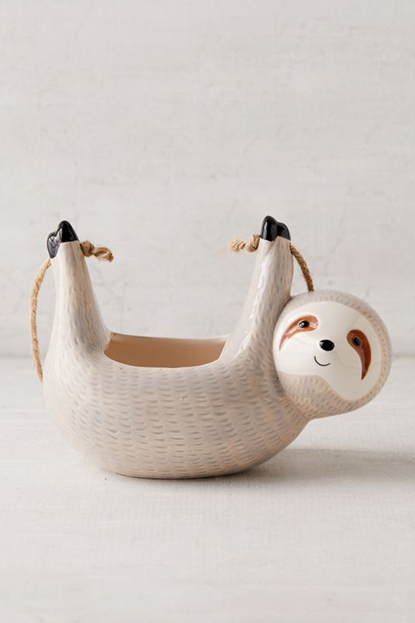 Urban Outfitters Sloth Hanging Planter 