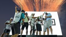 Smash GC celebrate winning the team competition in the LIV Golf Jeddah tournament