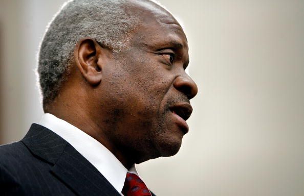 Very rare for Justice Thomas.