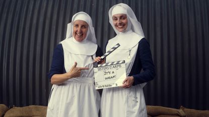 Julie Hesmondhalgh and Helena Wilson in Sisters In Arms
