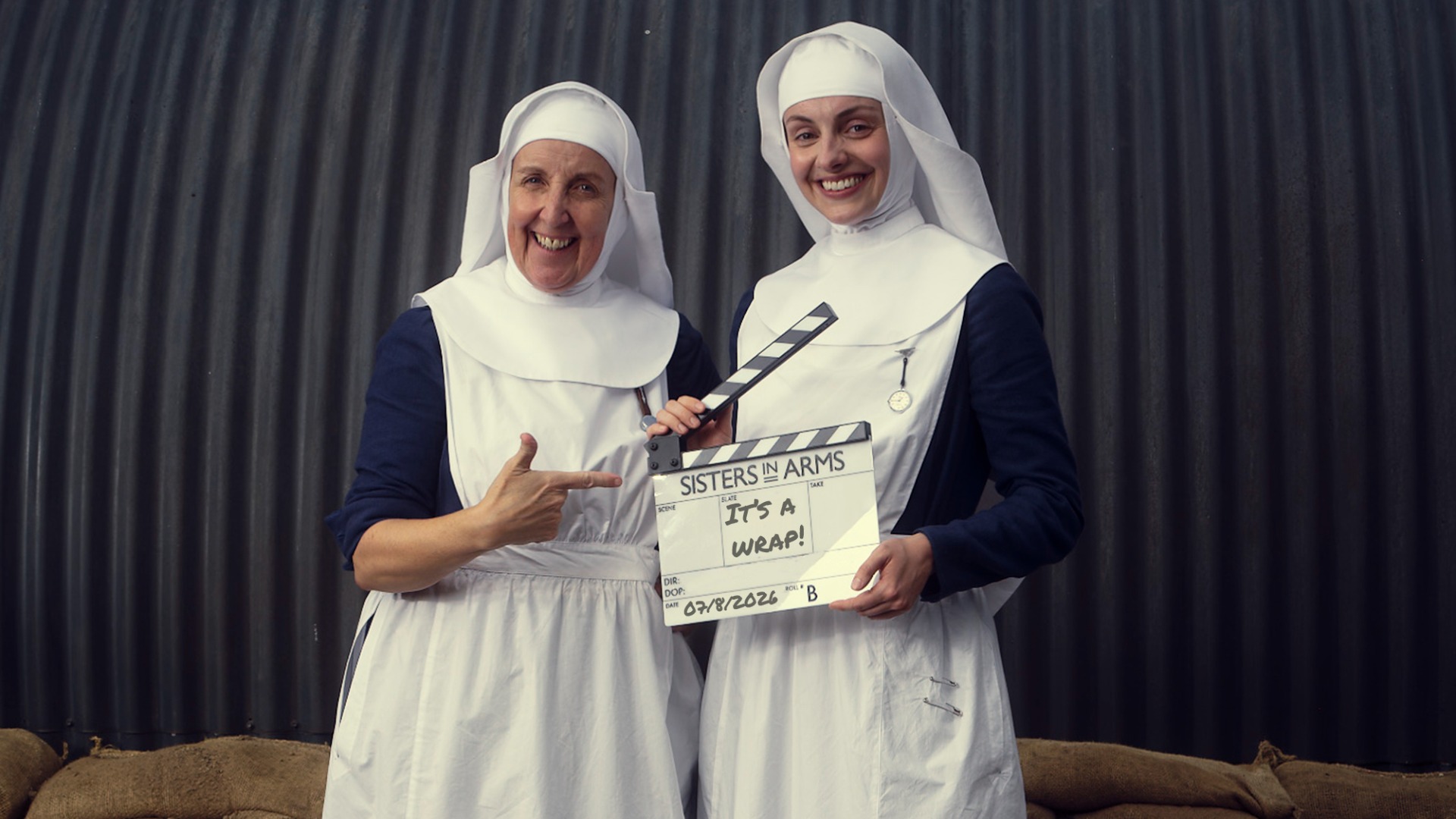 Julie Hesmondhalgh and Helena Wilson in Sisters In Arms