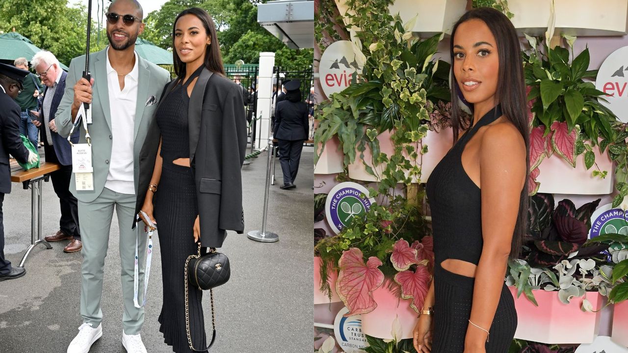 rochelle humes outfit at wimbledon tennis 2022 dupe