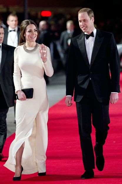 The Duchess of Cambridge and The Duke of Cambridge At The 'Mandela: Long Walk To Freedom' Premiere