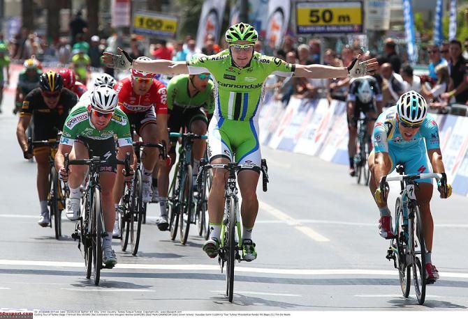 Elia Viviani (Cannondale) wins stage 7 in Turkey