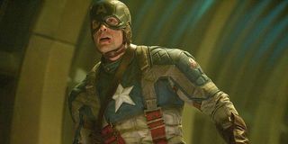 Captain America: The First Avenger Cap looking on in shock