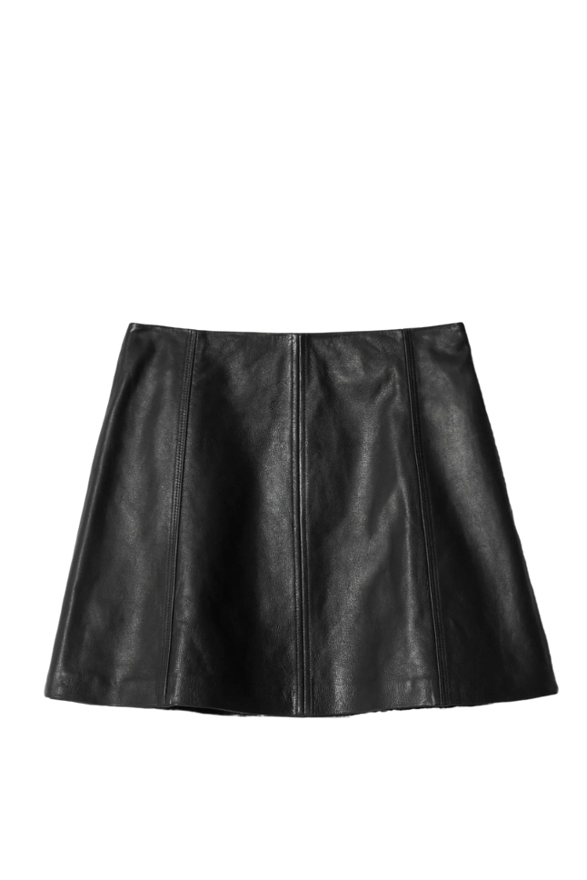 Leather Miniskirt