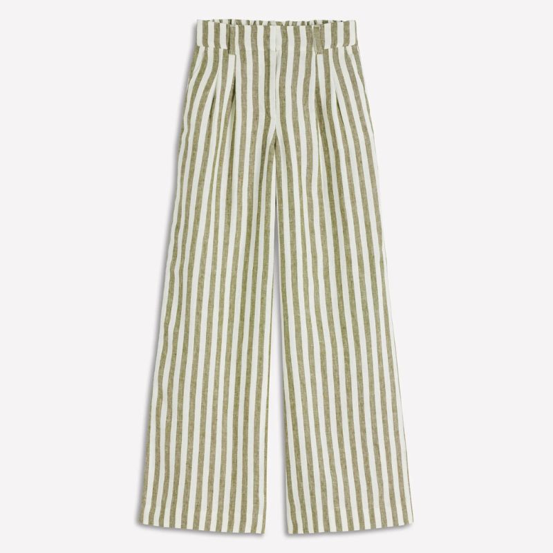 Clodagh McKenna's Boden striped linen trousers